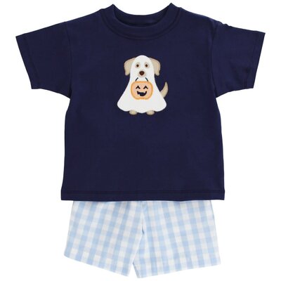 Bailey Boys Happy Howl-O-Ween-Boys Short Set