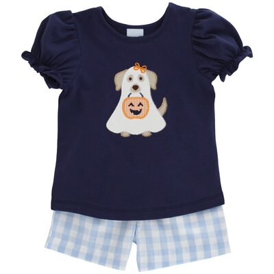 Bailey Boys Happy Howl-O-Ween-Girls Short Set