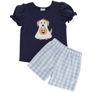 Bailey Boys Happy Howl-O-Ween-Girls Short Set