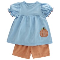 Bailey Boys Lil Pumpkin Patch-Girls Short Set