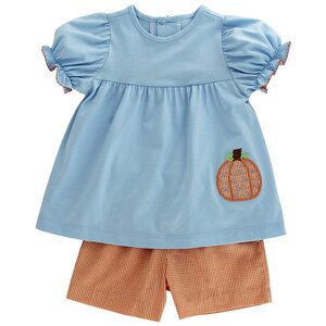 Bailey Boys Lil Pumpkin Patch-Girls Short Set