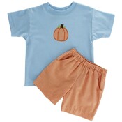 Bailey Boys Lil Pumpkin Patch-Boys Short Set