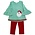 Bailey Boys Santa-Tunic Pant Set