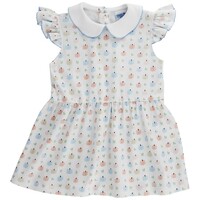 J Bailey Pumpkin Print-Knit Dress