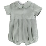 Bailey Boys Celery Check-Dress Bubble Short