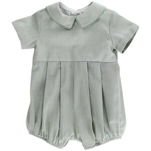 Bailey Boys Celery Check-Dress Bubble Short