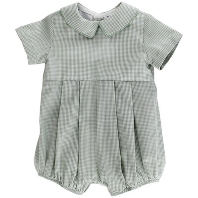Bailey Boys Celery Check-Dress Bubble Short