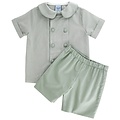 Bailey Boys Celery Check-Dressy Short Set