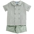 Bailey Boys Celery Check-Dressy Short Set