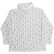 J Bailey Pumpkin Print-Turtle Neck