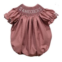 Vive La Fete South Carolina Gamecocks Smocked Bishop Bubble