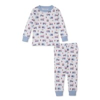 Kissy Kissy Fight the Fire Print Snug Pajama Set