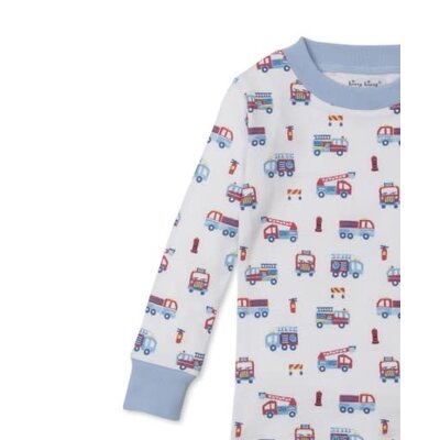 Kissy Kissy Fight the Fire Print Snug Pajama Set