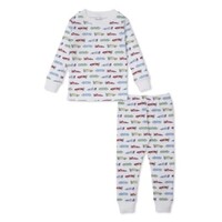 Kissy Kissy PJs Speedway Print Snug Pajama Set