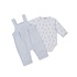 Kissy Kissy Lt Blue Teddy Bear Time Overall Set