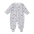 Kissy Kissy PJs Speedway Print Footie w/Zip