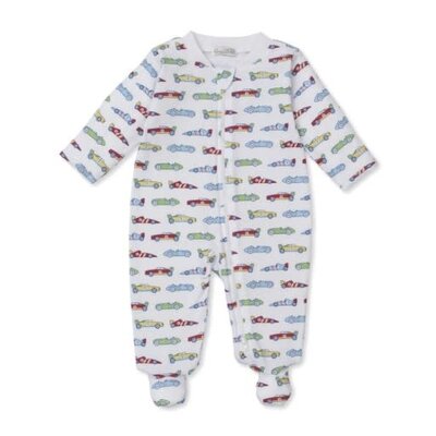 Kissy Kissy PJs Speedway Print Footie w/Zip