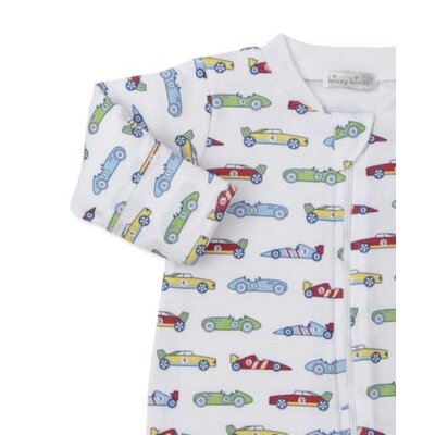 Kissy Kissy PJs Speedway Print Footie w/Zip
