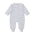 Kissy Kissy Lt Blue Teddy Bear Time Print Footie w/Zip