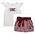 Vive La Fete South Carolina Gamecocks Smocked Ruffle T-shirt and Sash Shorts Set