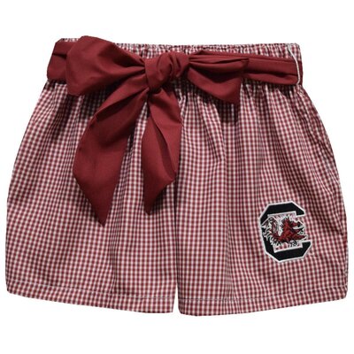 Vive La Fete South Carolina Gamecocks Smocked Ruffle T-shirt and Sash Shorts Set