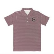 Vive La Fete South Carolina Gamecocks Embroidered Stripe Polo