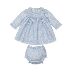 Kissy Kissy Fall in Bloom Print Smocked Dress Set