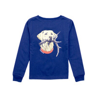 Properly Tied River Blue Antler Lab LS Tee