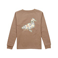 Properly Tied Walnut Field Camo Logo LS Tee