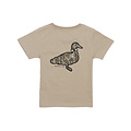 Properly Tied Sand Mossy Oak Logo SS Tee