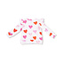 Angel Dear Happy Hearts Ruffle Sleeve Waffle Top