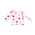 Angel Dear Happy Hearts Ruffle Sleeve Waffle Top