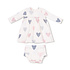 Angel Dear Hearts Modal Rib Simple Dress/Bloomer