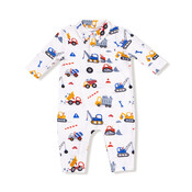 Angel Dear Crayon Construction Polo Romper