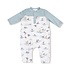 Angel Dear Migrating Mallards Romper W/ Contrast Sleeves