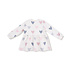 Angel Dear Hearts French Terry Drop Waist Dress