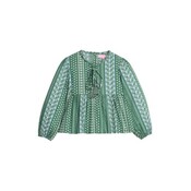 Little English | BISBY Riviera Top - Fairfield Forest Stripe