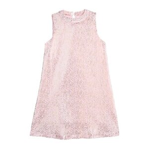 Little English | BISBY Swing Dress - Pink Crinkle Stars