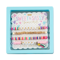 Mud Pie Happy Beaded Bracelet