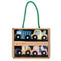 Mud Pie Go-Go Construction Mini Wood Car Set