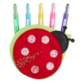 Mud Pie Ladybug Twisty Crayon Holder