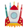 Mud Pie Rocket Twisty Crayon Holder