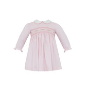 Petit Bebe Rose Pink Knit Dress L/S
