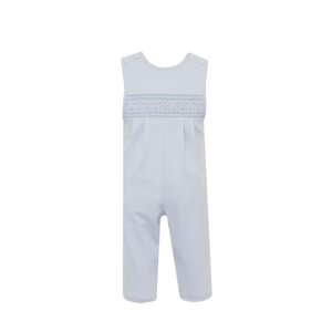 Petit Bebe Marcos Lt. Blue Knit Boys Long Jon Jon
