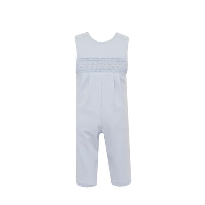 Petit Bebe Marcos Lt. Blue Knit Boys Long Jon Jon