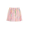 Bisby Wavy Pink Multi Wool Mini Skirt