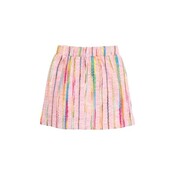 Bisby Wavy Pink Multi Wool Mini Skirt