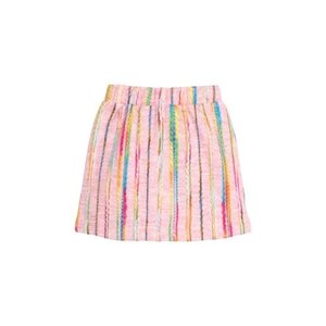Bisby Wavy Pink Multi Wool Mini Skirt
