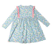 Ishtex Textile Products, Inc Floral Dress-Blue