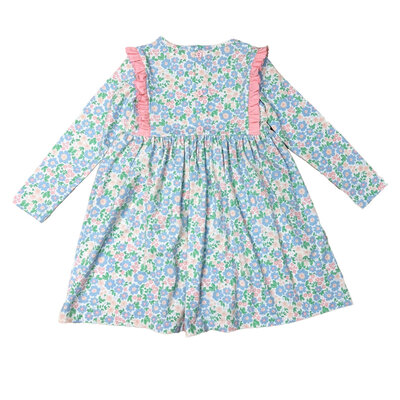Ishtex Textile Products, Inc Floral Dress-Blue